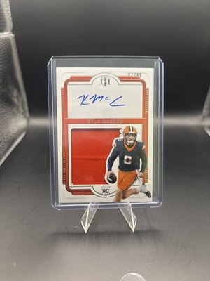 Kyle McCord 2025 National Treasures #126 Patch Auto /99 Syracuse