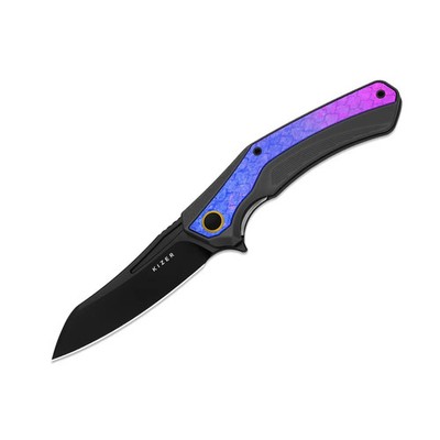 KIZER Draca Taschenmesser S45VN Aluminium Crystallized Titan Griff PVD Ki4751A2