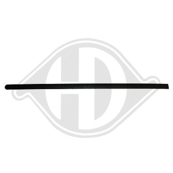 1X Zier /Schutzleiste TüR Diederichs 2204423 FüR Vw Hinten Links-image