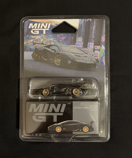 MINI GT #1087 LB WORKS Lamborghini Aventador Limited Edition Matte Black 