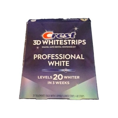 Crest 3D White Whitestrips Professional White Enamel Safe 20 Treatments 40