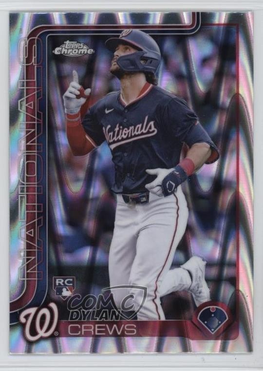 2025 Topps Chrome RayWave Refractor Dylan Crews #146 1sj2