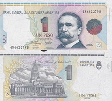 Argentina 1 Pesos ND 1992-1994 P 339 UNC Extra Edge