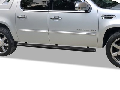 APS Running Boards 5 inches Matte Black Fit 02-13 Cadillac Escalade EXT