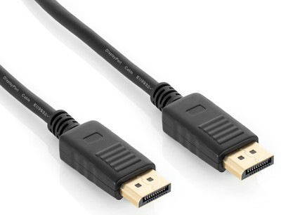Poppstar Displayport 1.2v Kabel, inkl. Audioübertragung, HDCP 1.3 4k Ultra HD