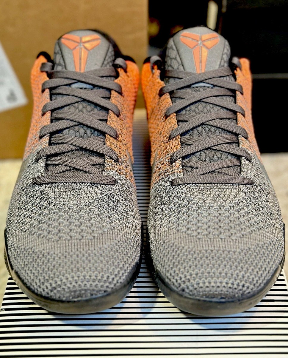Size 9 - Nike Kobe 11 XI Easter Low Top 2016 Grey Orange