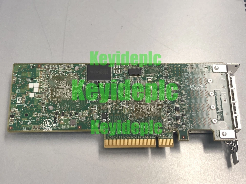 LSI 9206-16e 6 Gb/s 16 puertos SATA SAS PCI-e 3,0 x8 externo HBA SAS2308 LP SFF8644 Foto 4 de 4