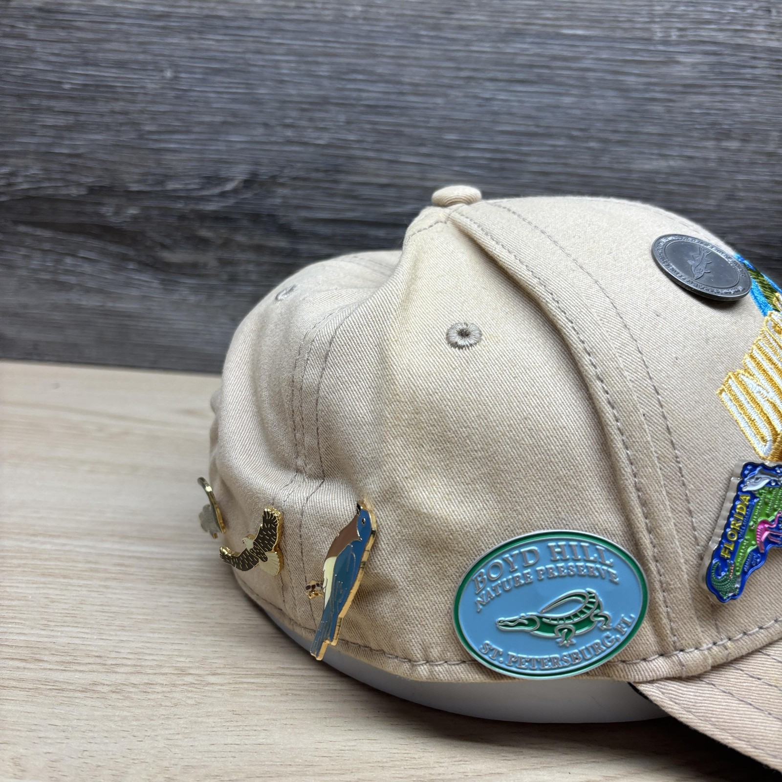 Universal Studios Florida Hat Cap Strap Back Tan … - image 7