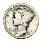 1923-S Mercury Silver Dime Better Date Nice Light Toning Decent Circulated ~G