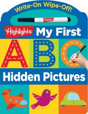 Write-On Wipe-off My First ABC Hidden Pictures Hardcover