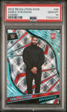 2022 Revolution WWE Gable Steveson Rookie RC Cosmic /149 #96 PSA 10