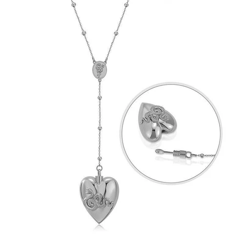Lana Del Rey Necklace Heart-shaped Spoon LDR Merch Snake Chain Pendant Classic - Picture 7 of 17