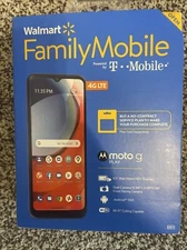MOTOROLA Walmart Family Mobile Motorola Blue Moto G Play-32GB By T-Mobile - NEW!