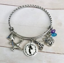 Disney Aladdin Princess Jasmine theme Charm Bracelet A Whole New World