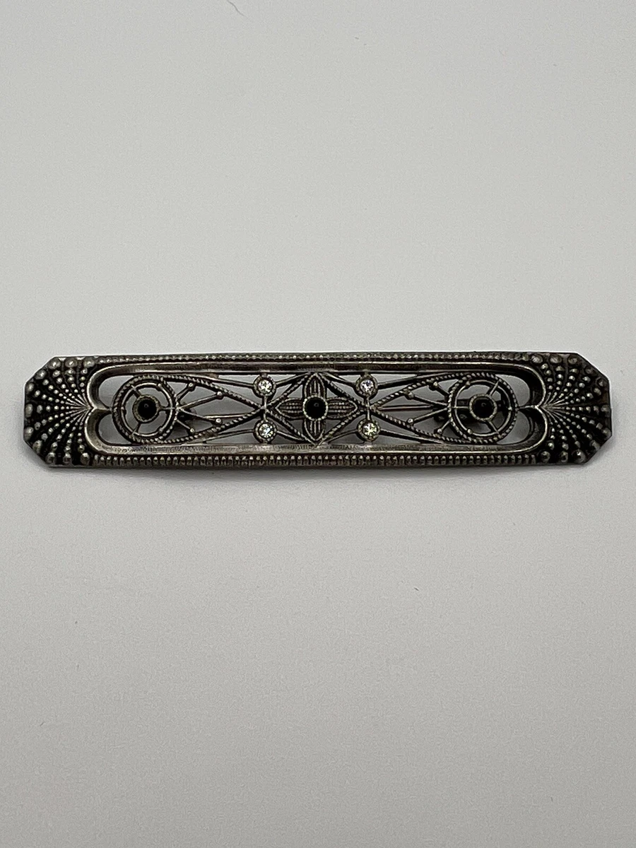 Rectangular brooch deals
