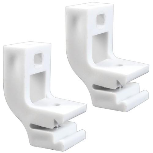 2 CURTAIN TRACK MOUNT BRACKET Swish Sologlide Sologlyde Grip Fixing