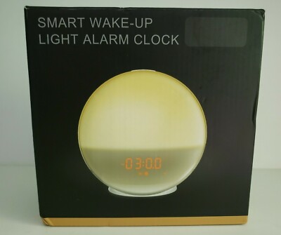 Smart Wake-Up Light Alarm Clock Google Play/APP Store/Alexa Wi-Fi FM Radio 