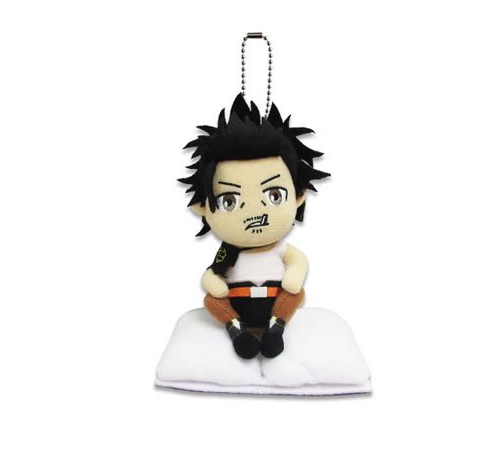 NEW Black Clover Yami Sitting Mascot Plush Doll w/Ball Chain