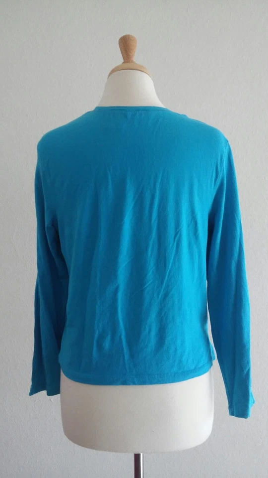 Secret Treasures Sleepwear Turquoise Ladies Shirt Sz S 4/6 - Image 2 of 4