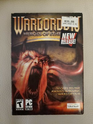 Warlords IV Heroes Of Etheria PC Brand New Unsealed in Retail Box