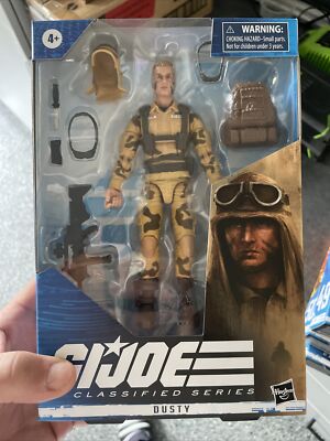 HASBRO G.I. JOE CLASSIFIED SERIES 6'' DUSTY ACTION FIGURE WAVE 10 In Hand