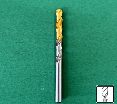 Spiralbohrer Metallbohrer TIN TIP DIN Titan-Nitrid Jobber Drill HSS Bohrer