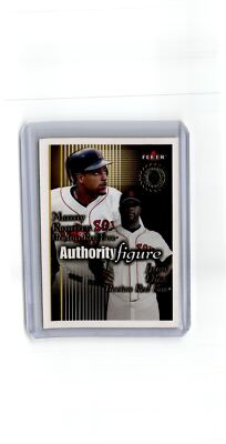 2001 Fleer Authority Figure Manny Ramirez Juan Diaz 1729/1750 Red Sox #18