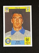 PANINI STICKER  DINO ZOFF ITALY WORLD CUP MEXICO 70 COPY REPLICA WITH BACKSIDE