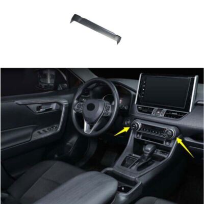 Matte ABS Air Condition Switch Cover Trim – For Toyota RAV4 2019–2021 (1 Piece, Upper Center)