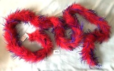 Red Marabou Purple Ostrich Feather 1 ply Boa Scarf NWT 69  Hats Costumes Dance T