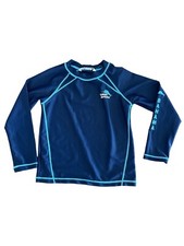 Tommy Bahama Children's Size 5 Rash Guard Marlin Navy Blue Long Sleeve KIDS