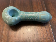 4" Premium Glass Bowl Hand Pipe Piece Matte Etched