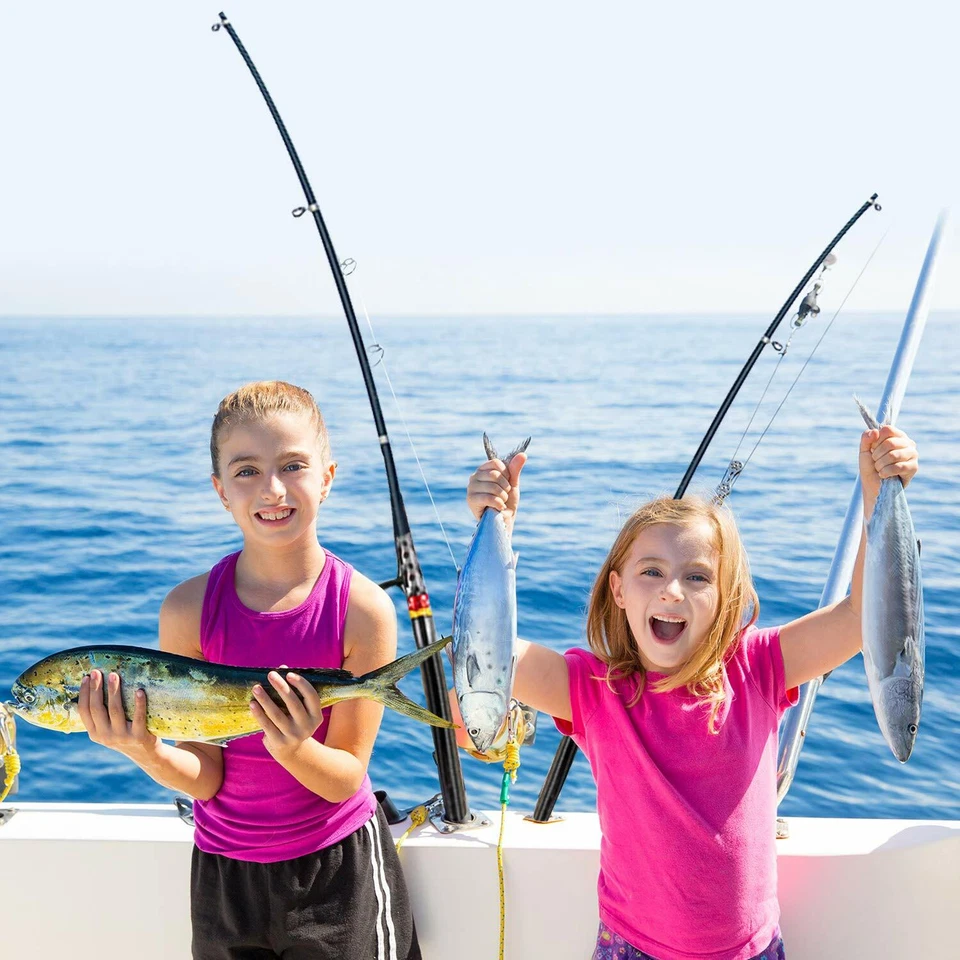 Caña de Pescar Telescópica de Fibra de Carbono y Carrete Combo Kit de Pesca Foto 4 de 4