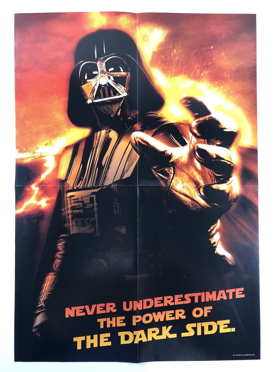 Darth Vader Never Underestimate Power of the Dark Side Star Wars