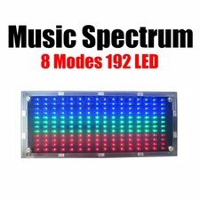 Music spectrum Level indicator rhythm light wire/ voice control 8 modes VU METER