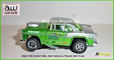 Auto World '55 Chevy Bel Air Gasser Money Maker Set only Car Fits AFX