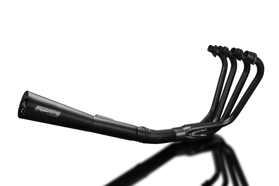 Классический керамический глушитель выхлопной системы Kawasaki KZ750 LTD E L H Delkevic 4-1 75-84 - Изображение 2 из 4