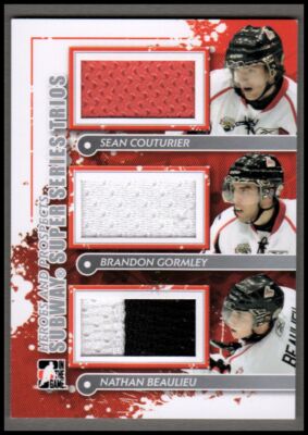 2011-12 ITG Heroes Pros Subway Series Trios Silver #6 Couturier Gormley Beaulieu