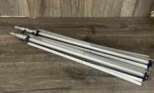 Lot Of 2 Lowel Tripod 3 Sections 8 FT Aluminum WORKING Photography Lighting