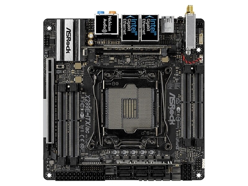 ASROCK X299E-ITX/ac motherboard | For X299 | LGA2066 | 4*DDR4