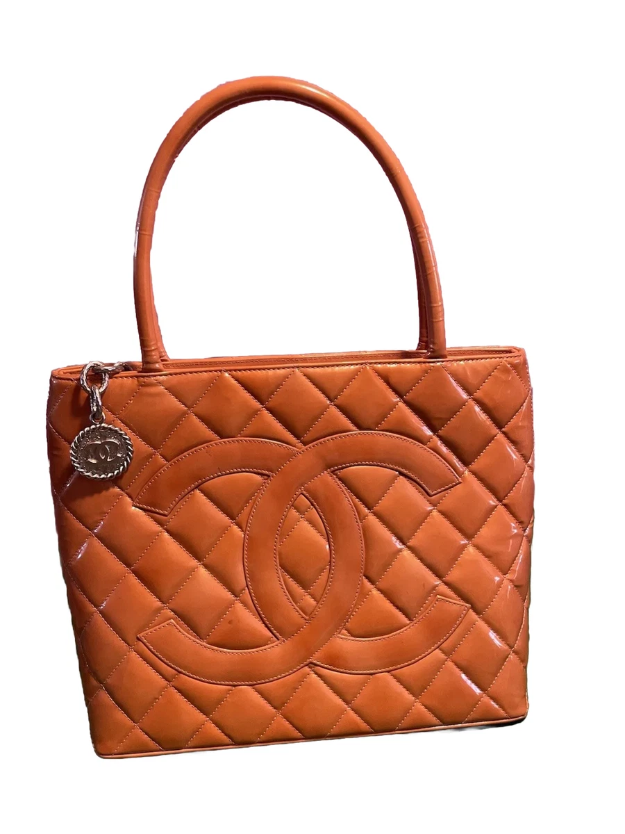 chanel medallion tote patent | eBay