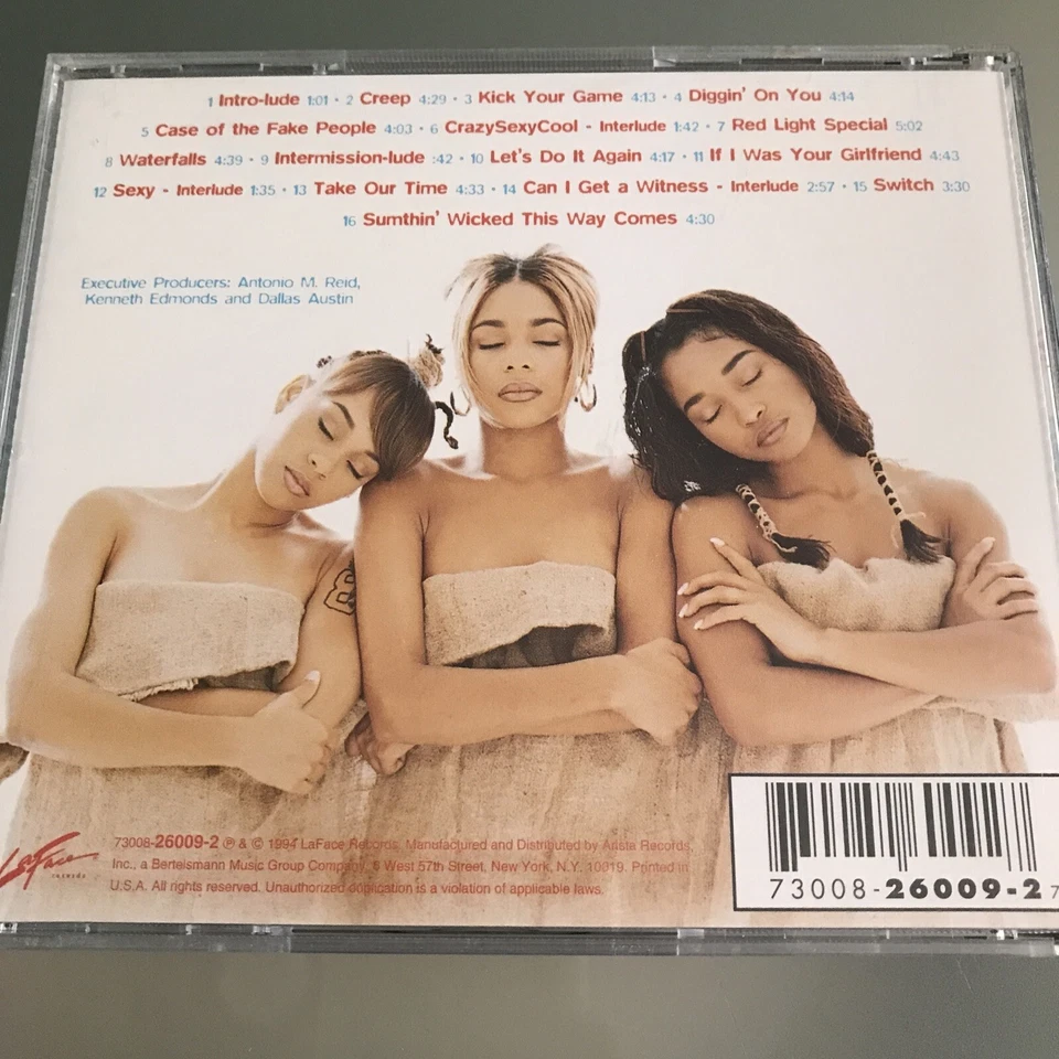 LOT OF 3 TLC- Ooooooohhh...On the TLC Tip Cassette, Fan Mail & Crazy Sexy Cool - Image 4 of 4