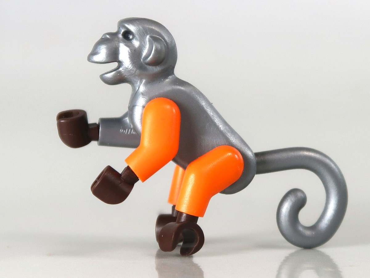 Lego figurine ninjago animals - MONKEY silver/orange 2550c02 set