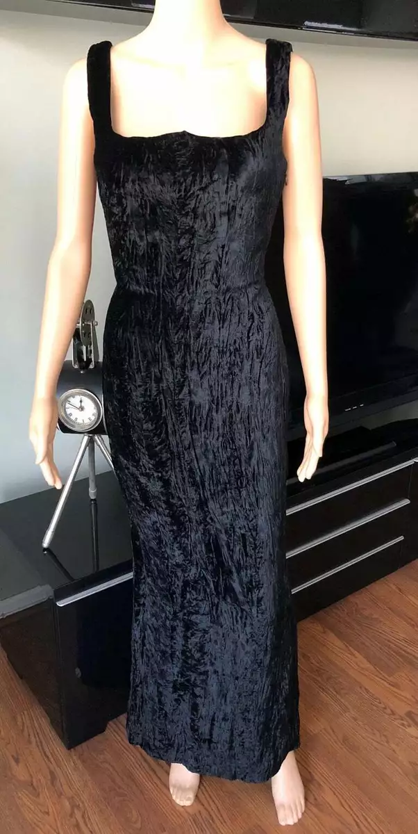 Versace clearance velvet dress