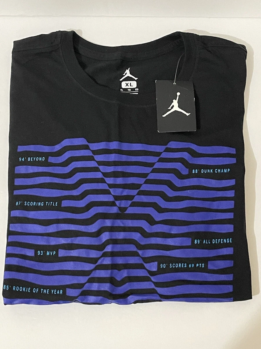 black and purple jordans shirt