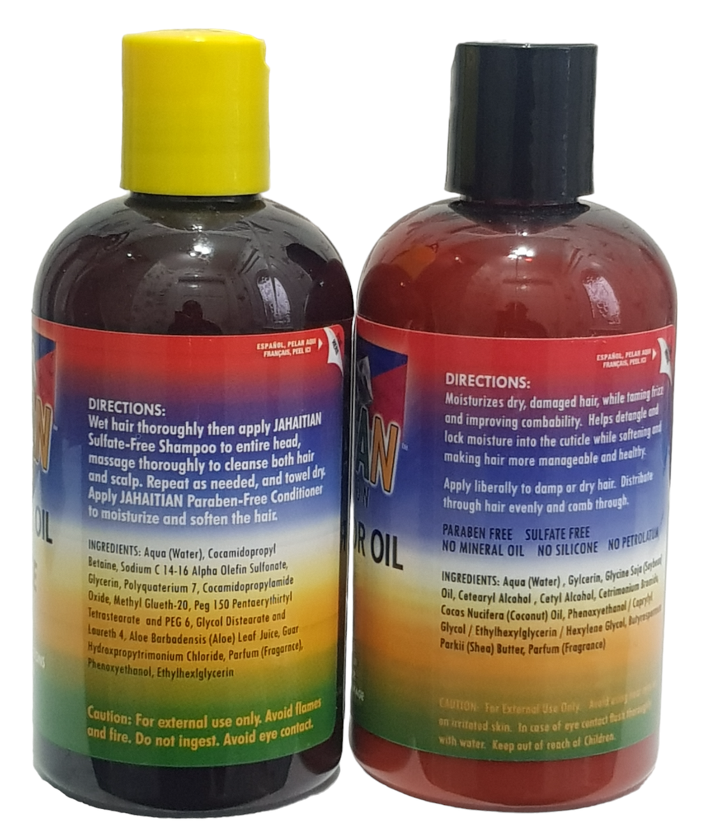 Jahaitian Combination Black Castor Oil Sulfate Free Shampoo