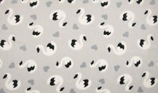 Double Sided Super Soft Cuddle Fleece Fabric Material - SWAN GREY