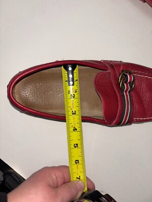 Polo Ralph Lauren Willem Men Red Leather Slip On Casual  display picture 1