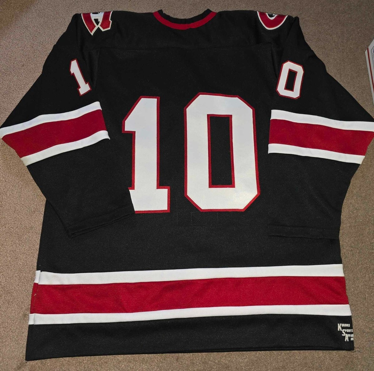Vtg Cloud State University Hockey AUTHENTIC Jersey Large