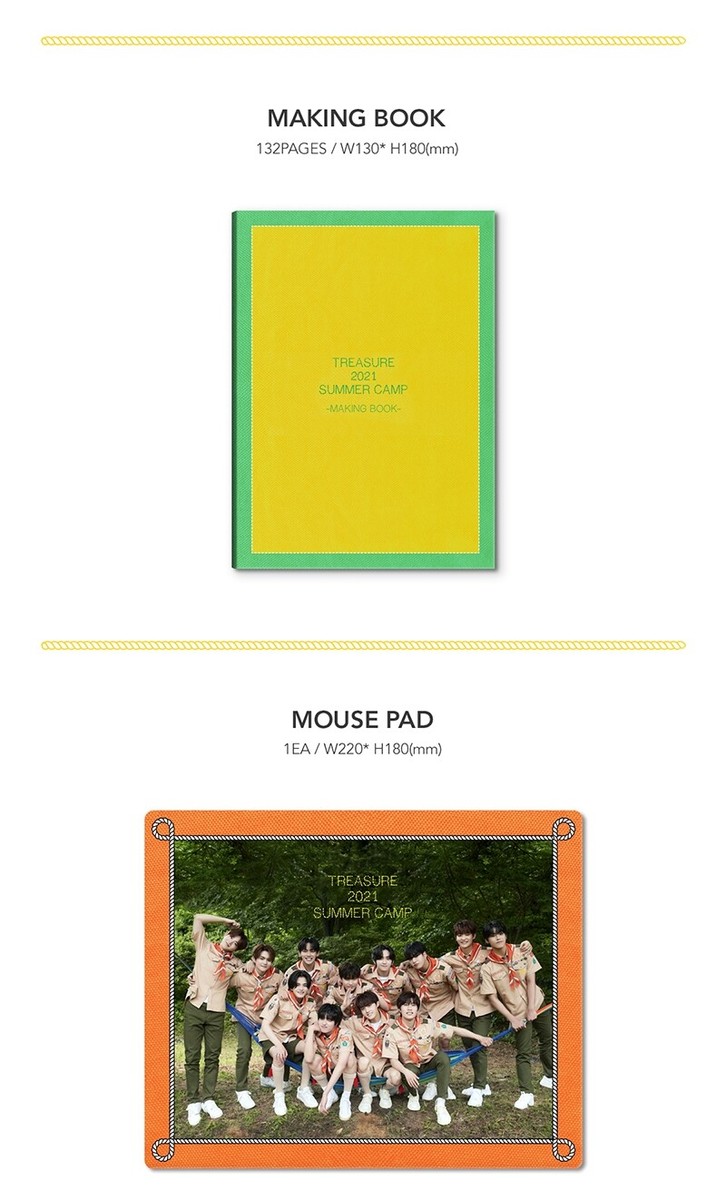K-POP・アジア treasure 2021 summer camp DVD TREASURE - 2021 SUMMER CAMP (DVD) Photo Card Book Mouse Pad